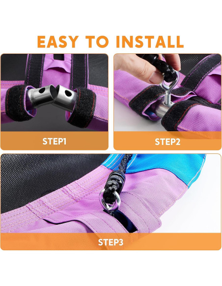 Columpio de Árbol TURFEE 102 cm Arcoíris para Niños Columpio de Árbol TURFEE 102 cm Arcoíris para Niños