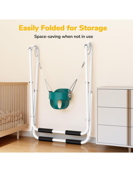 Columpio Plegable para Niños Hapfan - Soporte Metalico 9kg