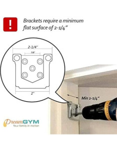 Columpio de Puerta DreamGYM con Barra de Trapecio y Anillos 2