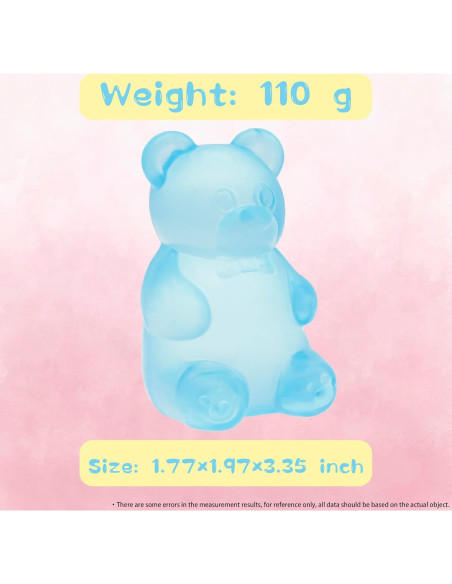 Juguete de Oso de Goma ANZHY para Alivio del Estrés 7.87 cm