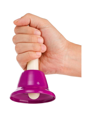 Campanas de Mano de Metal Tosnail 8 Notas Coloridas 0.68 kg