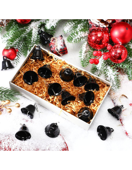 30 Campanas de Latón Pequeñas Gejoy para Manualidades 4.2x3.8cm