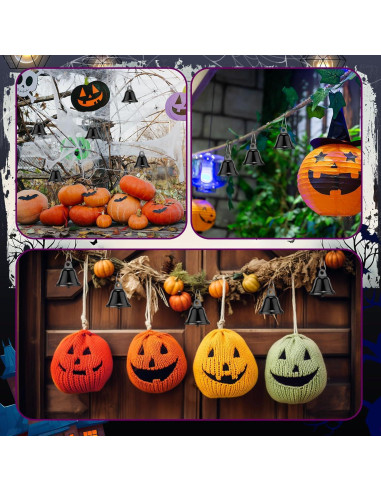 30 Campanas de Latón Pequeñas Gejoy para Manualidades 4.2x3.8cm