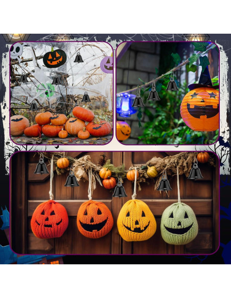 30 Campanas de Latón Pequeñas Gejoy para Manualidades 4.2x3.8cm