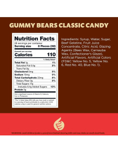 Caramelos Gummi Bears ilike! 0.91 kg Sabores Frutas Variadas 2