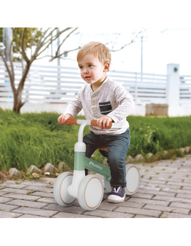 Bicicleta de Equilibrio Phobby para Bebés 12-24 Meses Verde