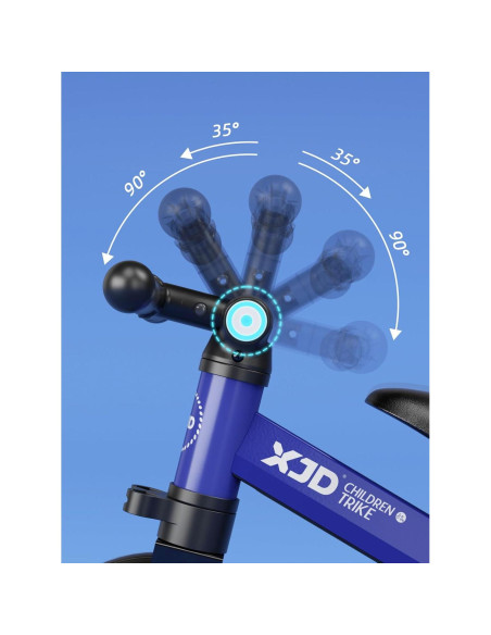 Bicicleta Triciclo 5 en 1 XJD para Niños 1-3 Años Ajustable