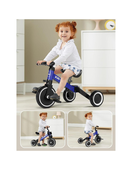 Bicicleta Triciclo 5 en 1 XJD para Niños 1-3 Años Ajustable