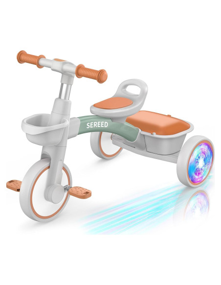 Triciclo SEREED Colorido para Niños 2 a 5 Años Ajustable