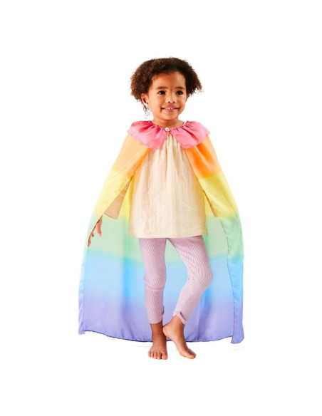 Capa Arcoíris Sarah's Silks para Niños 3 a 8 Años - Seda Pura