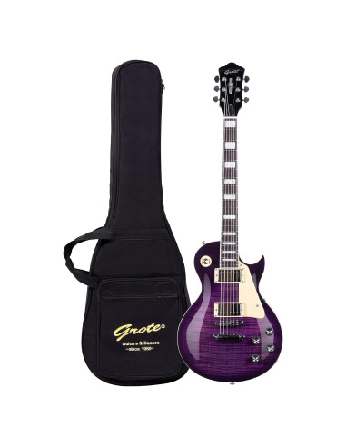 Guitarra Eléctrica Grote LPYS-006 Cuerpo Sólido 3.39 kg Púrpura
