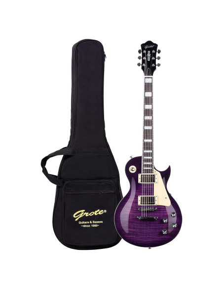 Guitarra Eléctrica Grote LPYS-006 Cuerpo Sólido 3.39 kg Púrpura