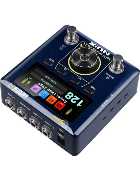 NUX Solid Studio MKII Preamp Simulador Amplificador 0.65kg NUX Solid Studio MKII Preamp Simulador Amplificador 0.65kg