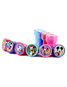 Sellos de Autoentintado Disney Mickey y Minnie - 10 Piezas