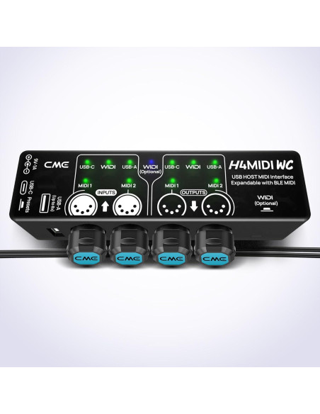 Cables MIDI TRS 3.5mm a DIN 5 Pines - Paquete de 4 - CME Cables MIDI TRS 3.5mm a DIN 5 Pines - Paquete de 4 - CME