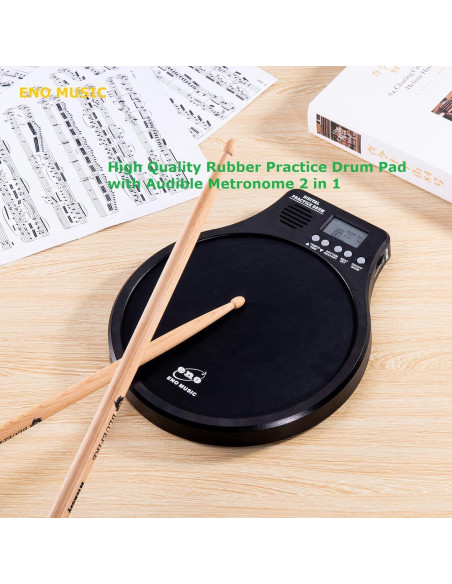 Almohadilla de Práctica de Batería Eno Music EMD-40 2 en 1