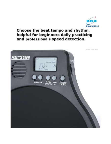 Almohadilla de Práctica de Batería Eno Music EMD-40 2 en 1