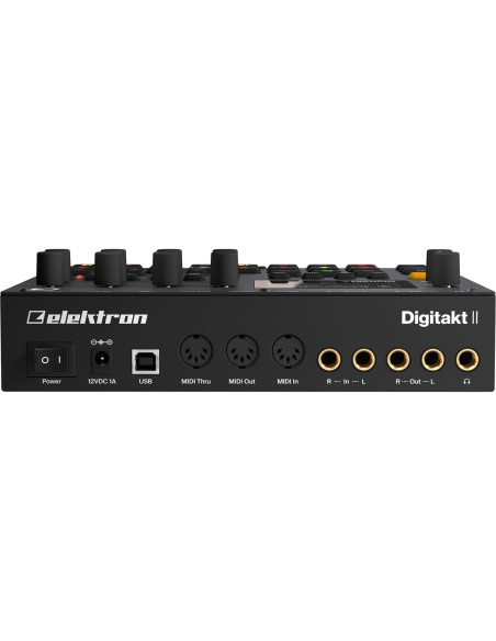 Muestreador Elektron Digitakt II 16 Pistas Estéreo Negro