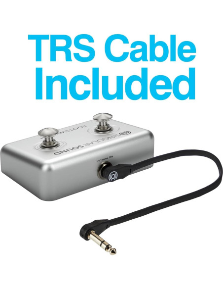 Pedal de Pie Doble Plus BeatBuddy 6.35mm Ergonómico