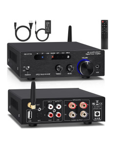 Amplificador de Audio Beffkkip 100W x2 Bluetooth 5.0 Hi-Fi