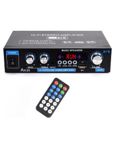 Amplificador Estéreo AK35 Woopker 200W Bluetooth 5.0 2.0 Canal