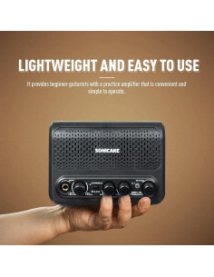 Amplificador de Guitarra Portátil Sonicake QAM-10 10W Bluetooth 2