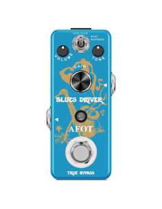 Pedal de Guitarra Overdrive AFOT Blues Driver Analógico 9V
