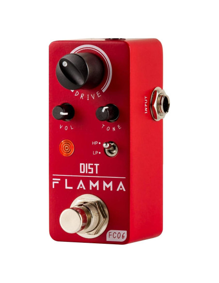 Pedal de Distorsión FLAMMA FC06 para Guitarra Eléctrica Mini
