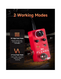 Pedal de Distorsión FLAMMA FC06 para Guitarra Eléctrica Mini 2