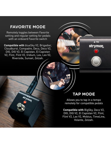 Footswitch Strymon Mini Switch para Pedales de Guitarra