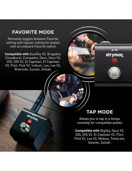Footswitch Strymon Mini Switch para Pedales de Guitarra