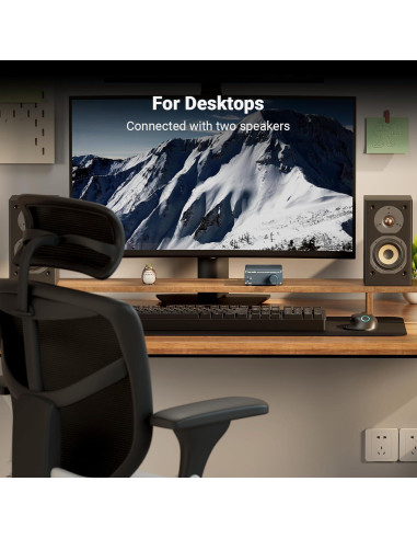 Amplificador Estéreo Mini Fosi Audio V1.0G 50W x 2 para Altavoces