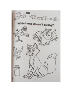 Libro para Colorear Zorro y el Sabueso - 64 Páginas - Show-Offs 2