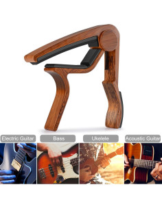 Kit Afinador y Capo de Guitarra MOREYES con Púas 0.71mm 2