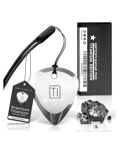 Pua de Guitarra de Titanio GPCA 3mm con Correa - Accesorios