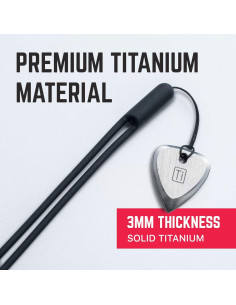 Pua de Guitarra de Titanio GPCA 3mm con Correa - Accesorios 2