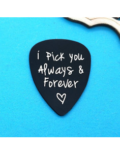 Pua de Guitarra Te Elijo - Regalo de Acero Inoxidable para Él 2