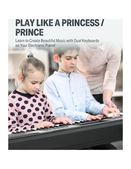 Piano Eléctrico Donner DEK-610S 61 Teclas con Kit Completo