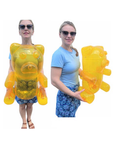 Osos de Goma Inflables Zugar Land 61 cm Multicolor Decoración Fiesta