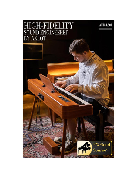 Piano Digital AKLOT AUR-LS01 88 Teclas con Pantalla Táctil
