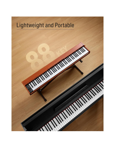 Teclado Digital Donner DEP-1S 88 Teclas con Bluetooth y Pedal