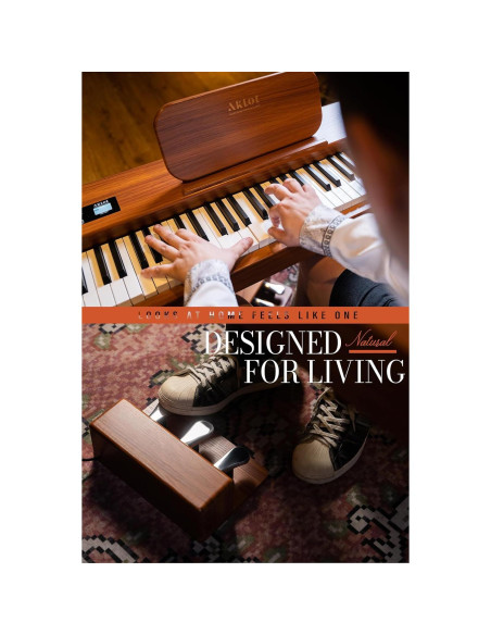 Piano Digital AKLOT AUR-LS01 88 Teclas con Pantalla Táctil