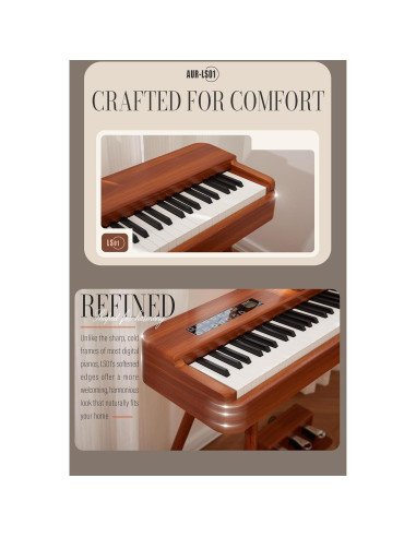 Piano Digital AKLOT AUR-LS01 88 Teclas con Pantalla Táctil