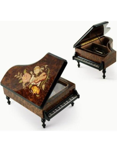 Caja de Música Piano de Cola MusicBoxAttic 36 Notas