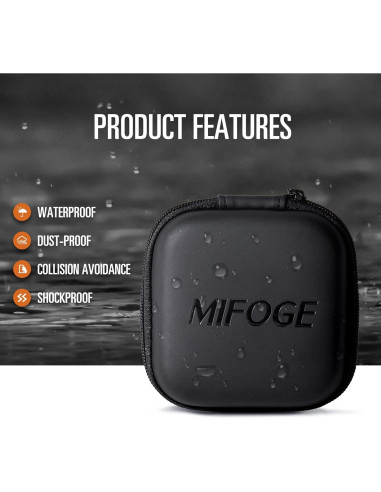 Mini Kalimba de Pulgar MIFOGE 8 Teclas Madera con Lanyard