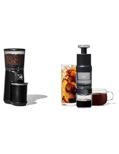 Paquete OXO Brew: Molinillo de Café Muelas Cónicas + Rapid Brewer