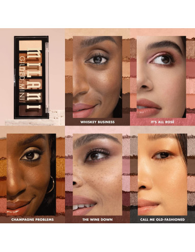 Paleta de Sombras de Ojos Mini Gilded Milani 6 Tonos Mate y Brillantes