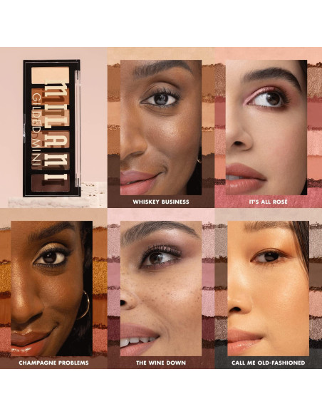 Paleta de Sombras de Ojos Mini Gilded Milani 6 Tonos Mate y Brillantes