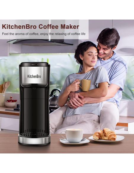 Cafetera KitchenBro CM-100 2 en 1 para K Cup y café molido Cafetera KitchenBro CM-100 2 en 1 para K Cup y café molido