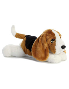 Peluche Basset Hound Aurora 30.48 cm - Flopsie Juguete